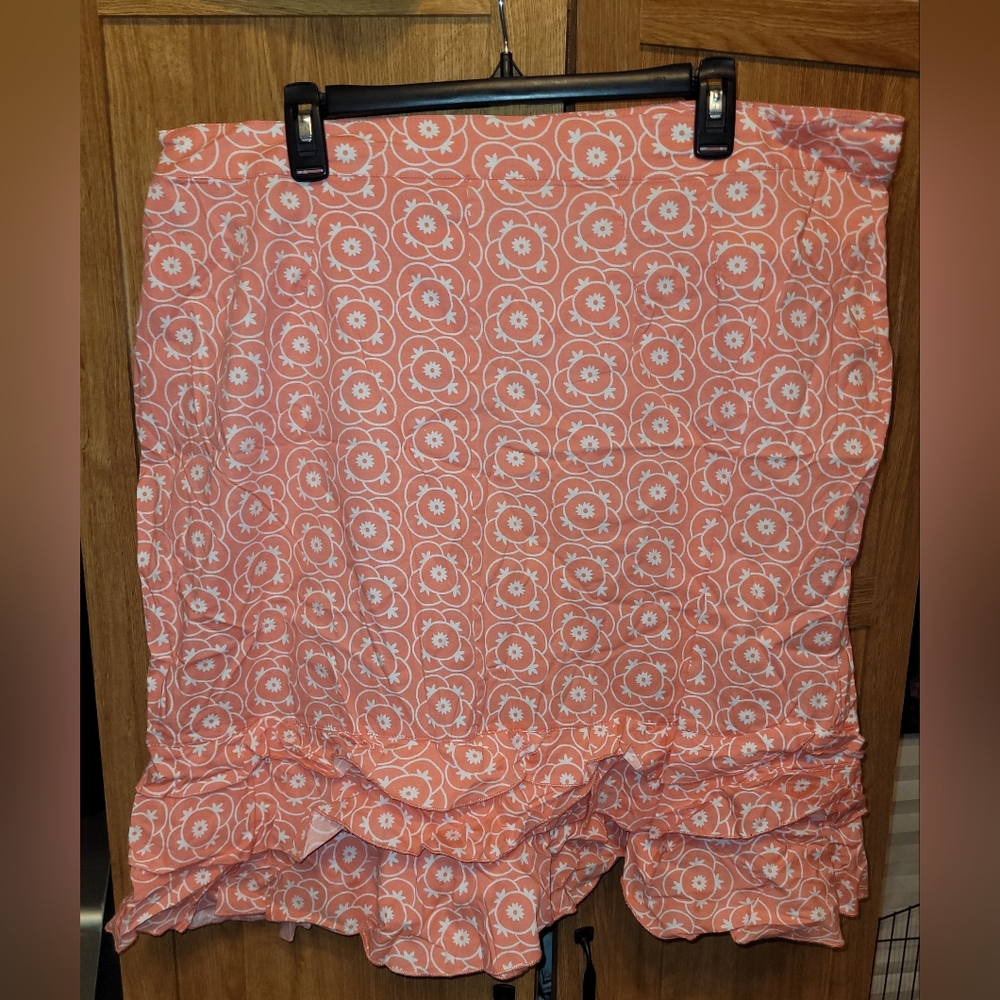 Bella Bird women's coral skirt size XXL